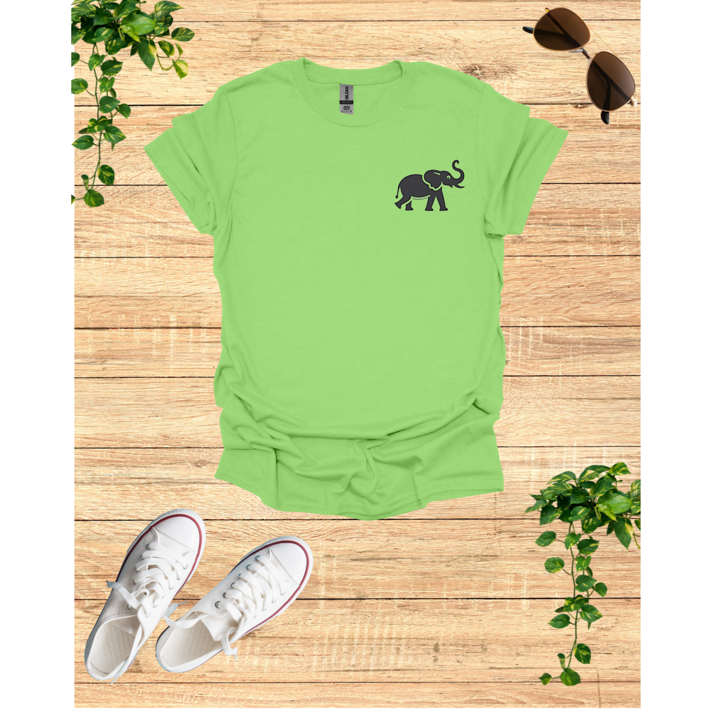 Elephant Graphic Unisex Softstyle T-Shirt - Perfect for Animal Lovers