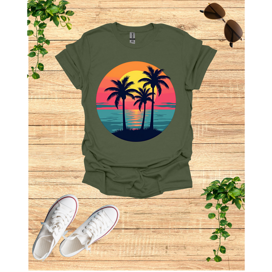 Sunset Retro -Shirt