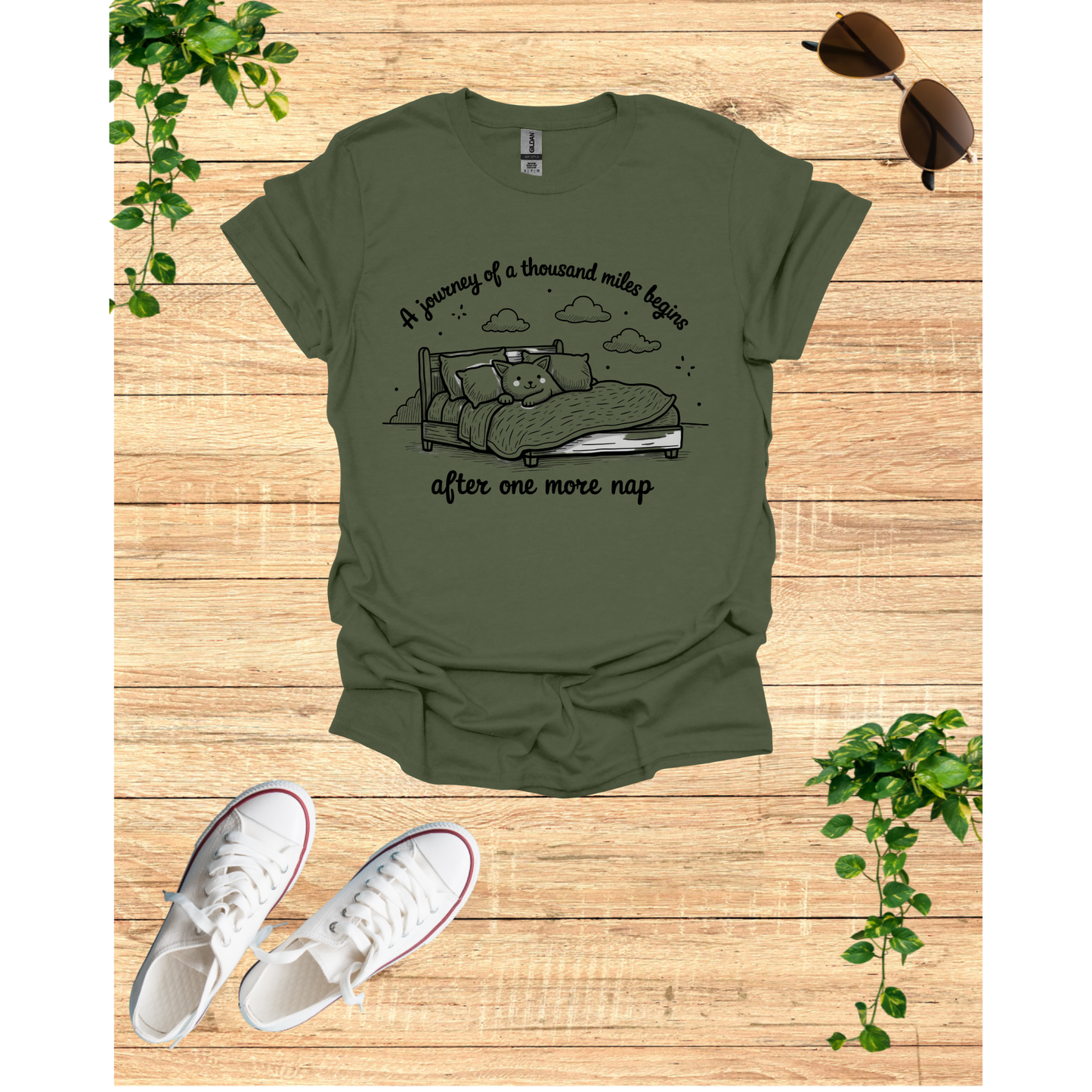 Cozy cat t-shirt