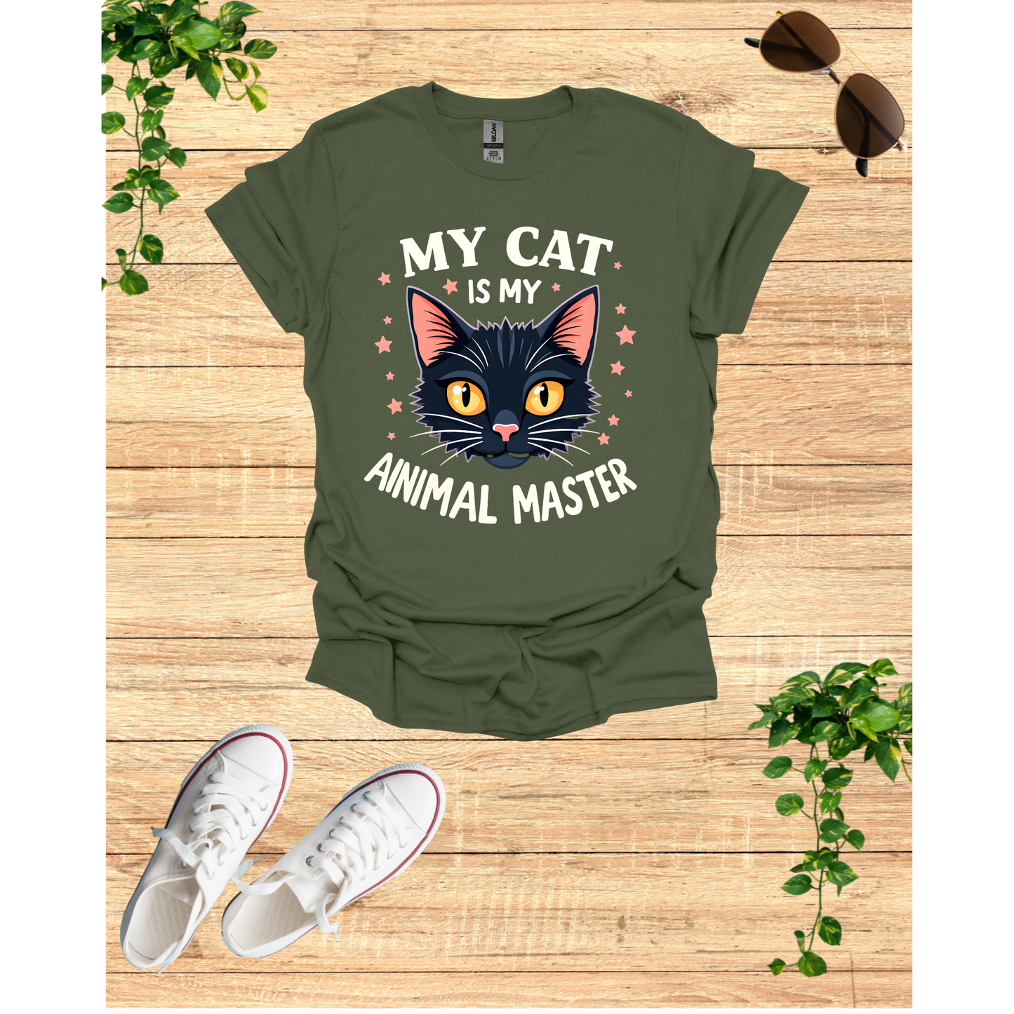 My Cat , My Animal Master Unisex Softstyle T-Shirt