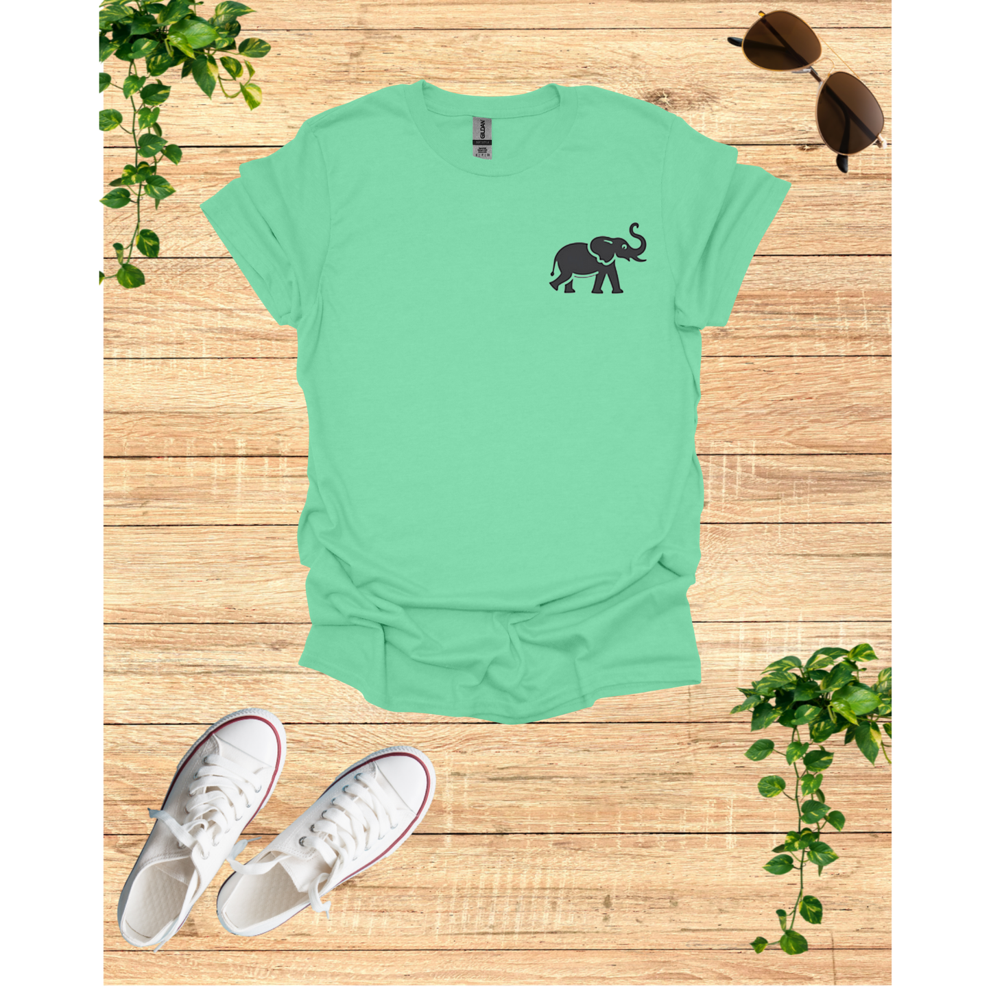 Elephant Graphic Unisex Softstyle T-Shirt - Perfect for Animal Lovers