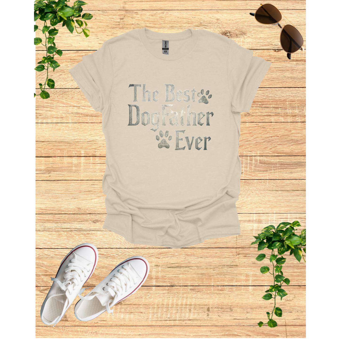 Dogfather T-Shirt, Perfect Gift for Dog Lovers, Dogfather Appreciation, Casual Wear, Pet Owners Gift