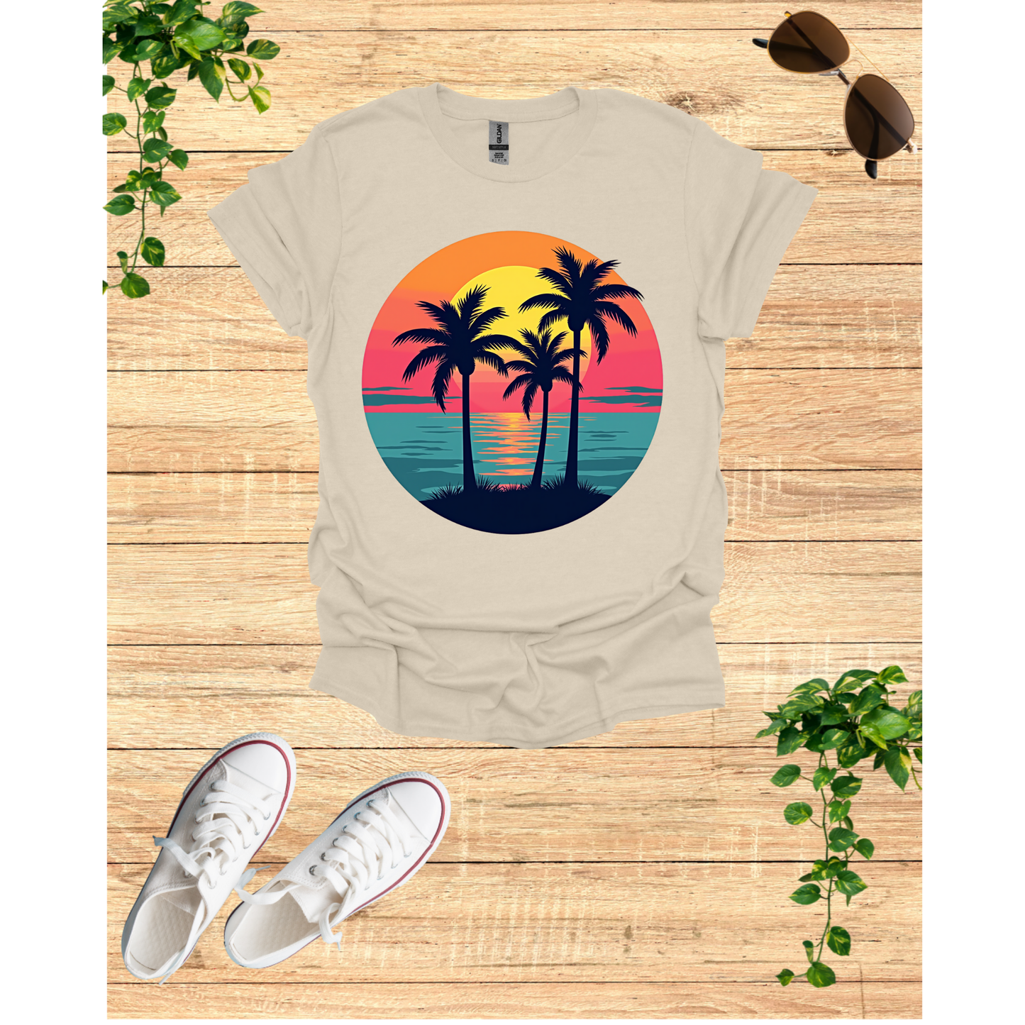 Sunset Retro -Shirt
