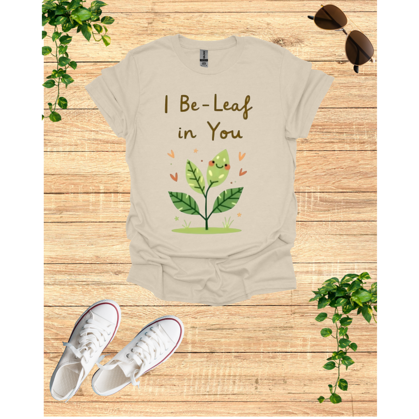 be leaf motivation T-shirt