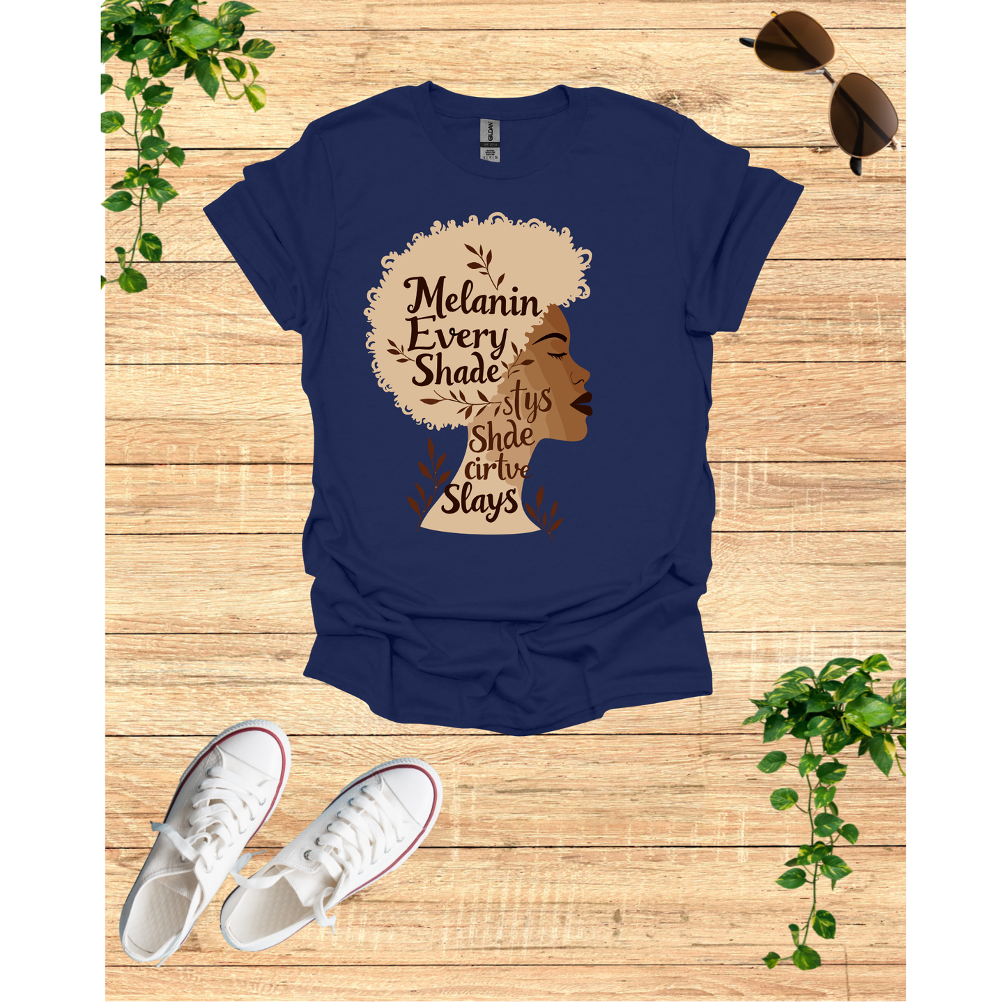 Melanin Every Shade Slays T-Shirt