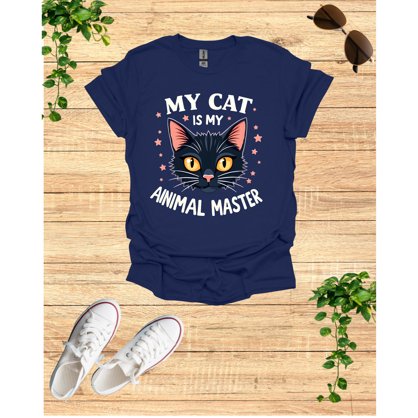 My Cat , My Animal Master Unisex Softstyle T-Shirt