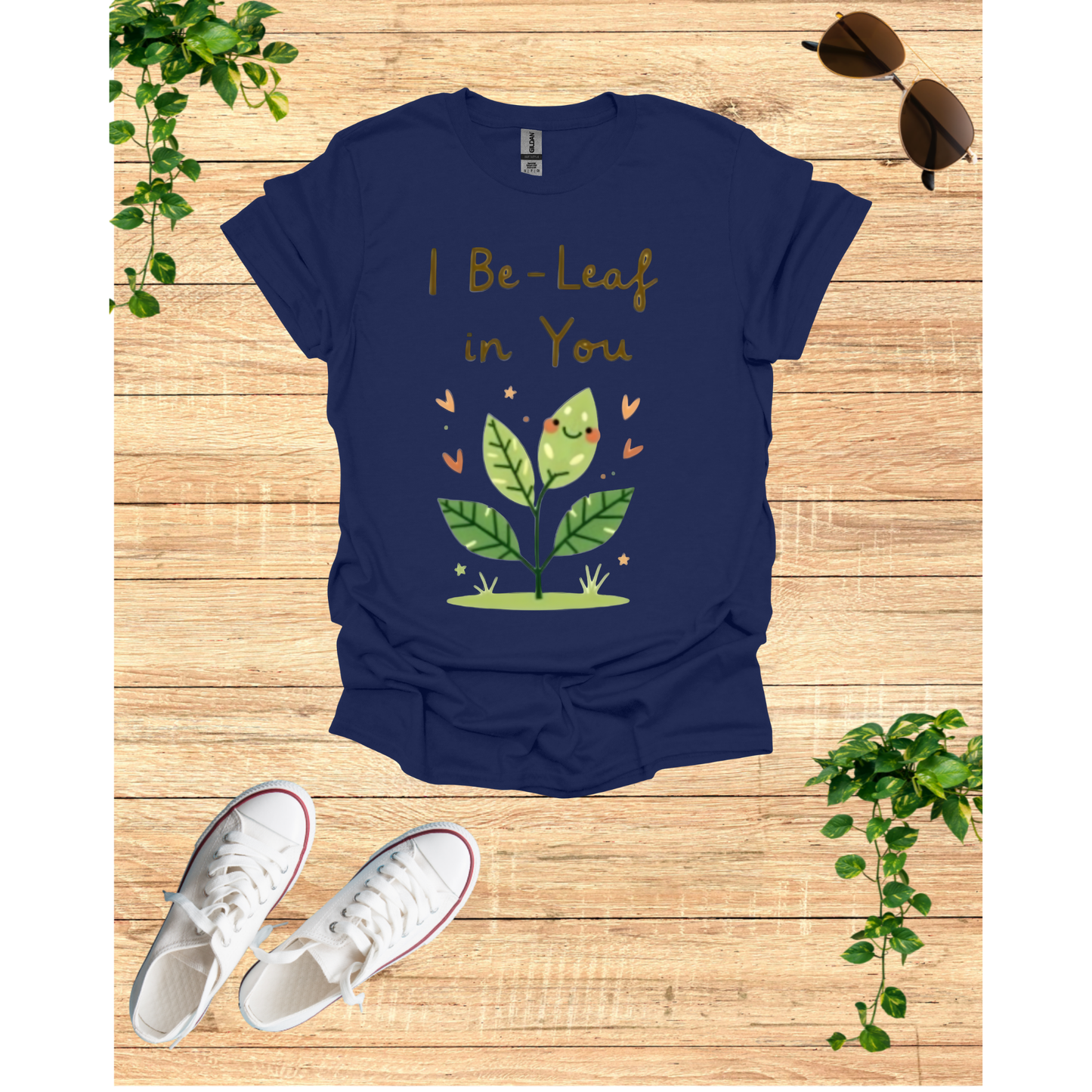be leaf motivation T-shirt