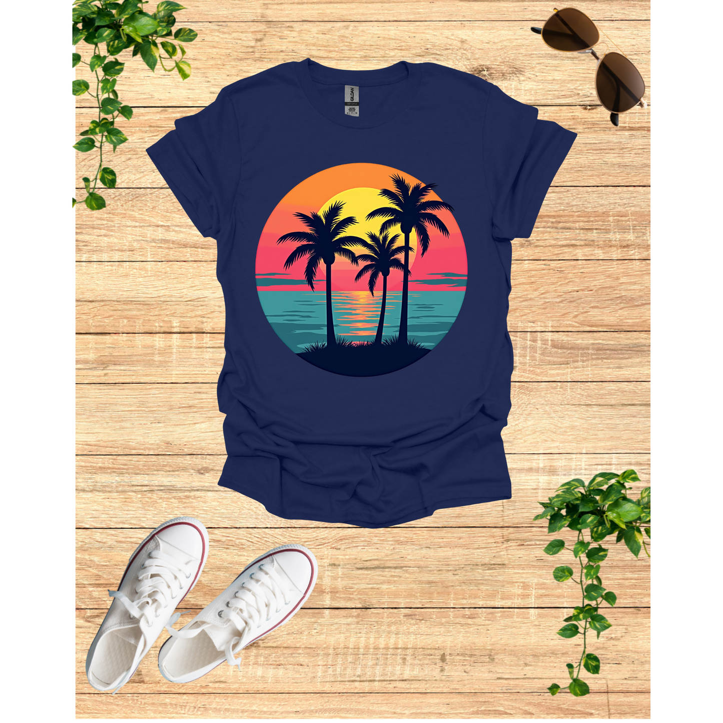 Sunset Retro -Shirt