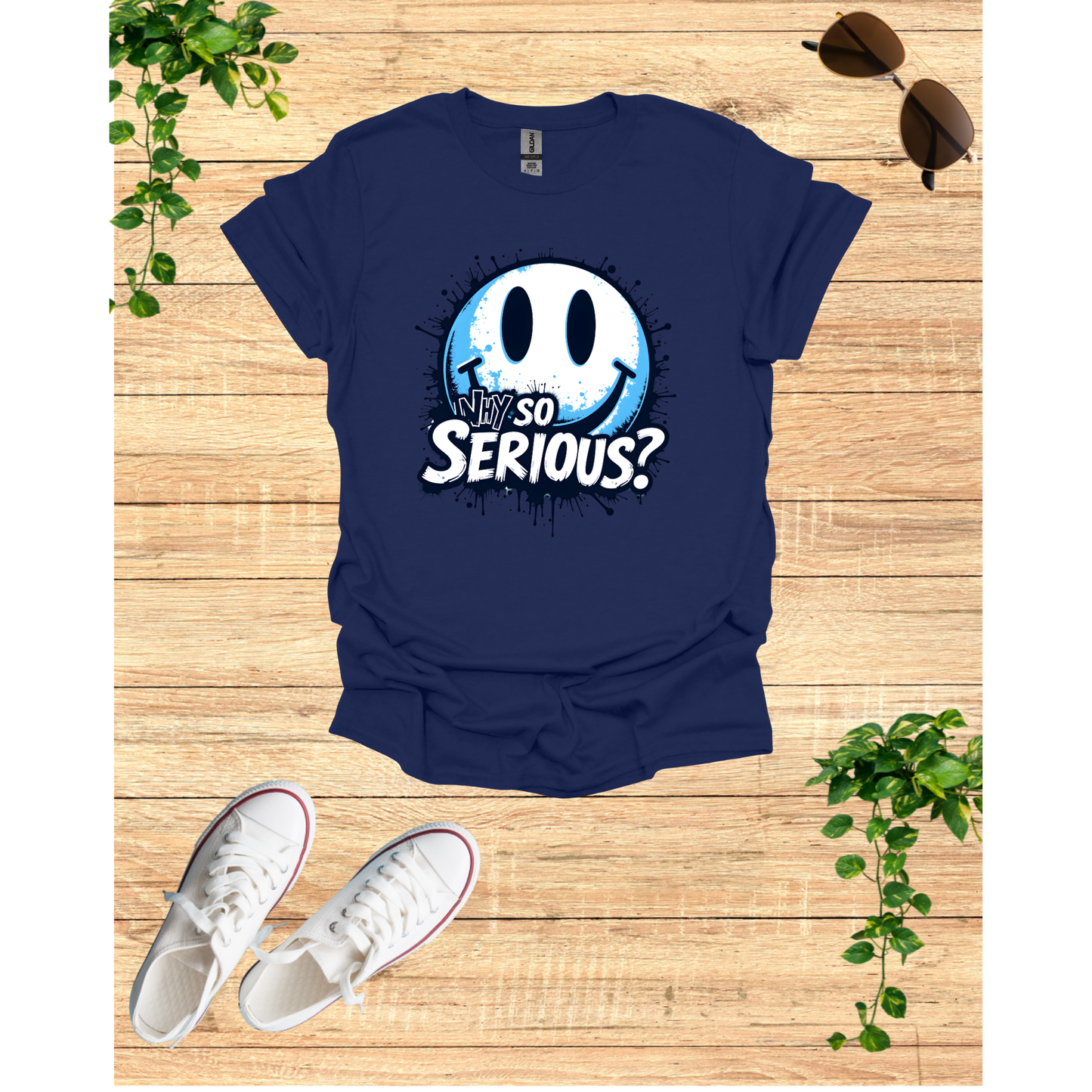 Unisex Softstyle T-Shirt - Why So Serious? Graphic Tee for Casual Wear