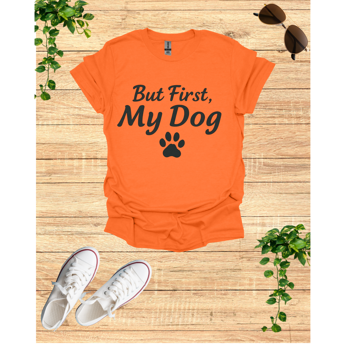 My dog First, My Dog Unisex T-Shirt | Perfect Gift for Dog Lovers | Funny Pet T-Shirt | Casual Wear | Dog Mom Gift