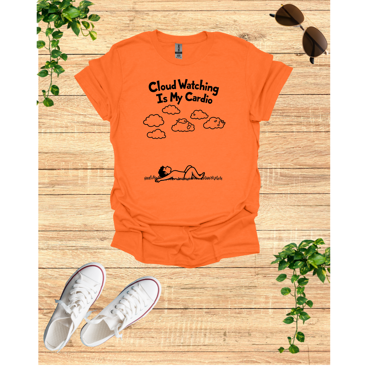 Cloud Watching Is My Cardio Unisex Softstyle T-Shirt