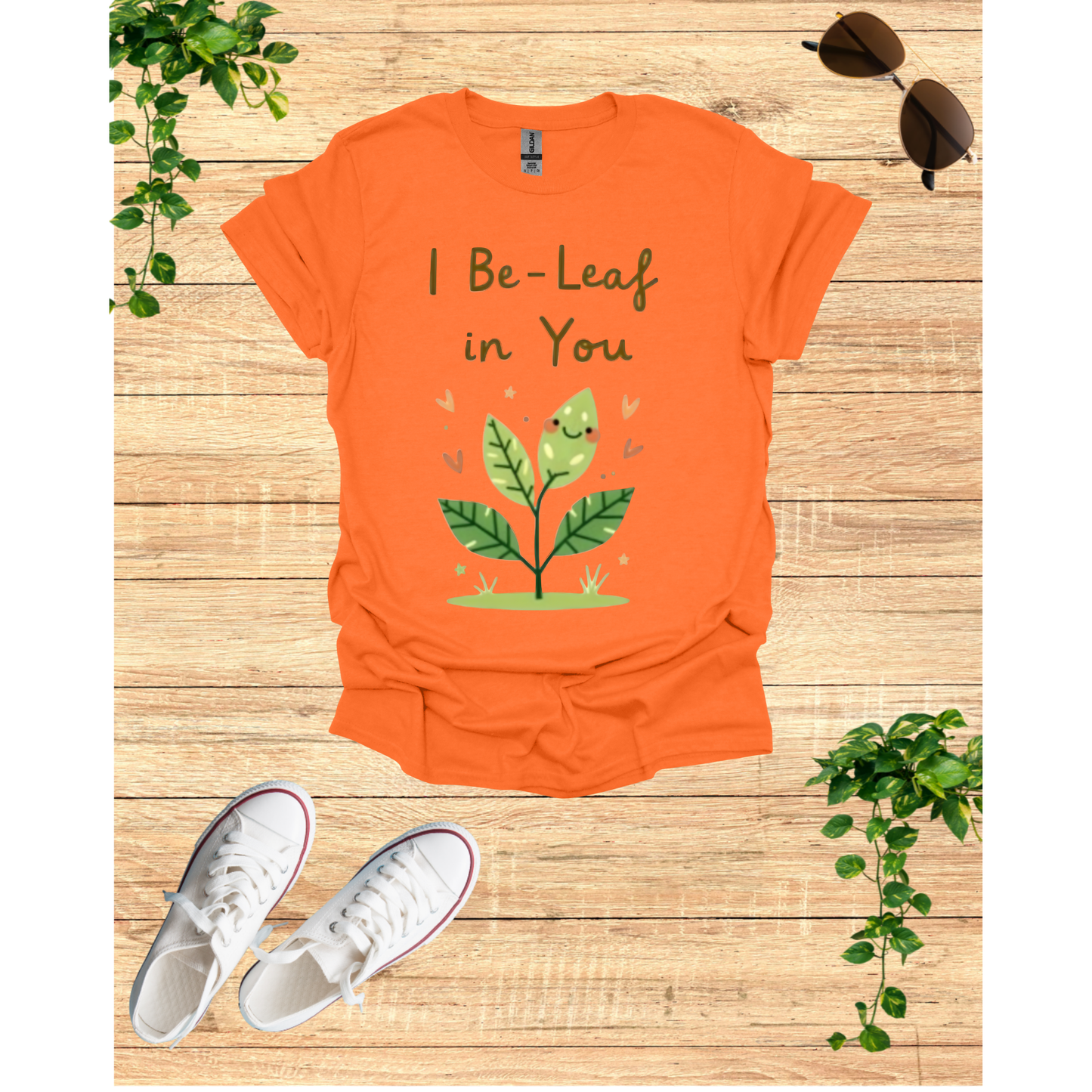 be leaf motivation T-shirt