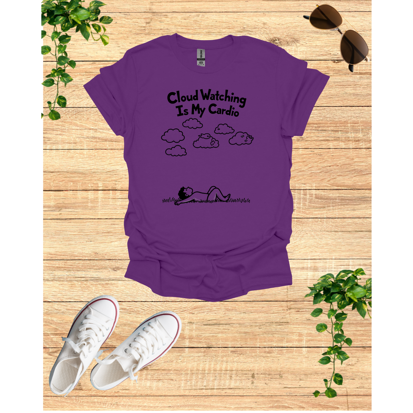 Cloud Watching Is My Cardio Unisex Softstyle T-Shirt