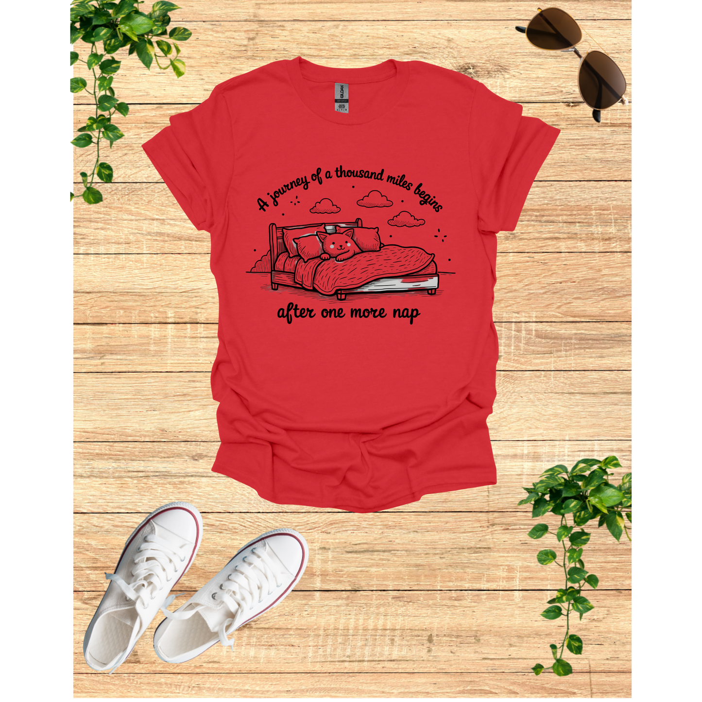 Cozy cat t-shirt