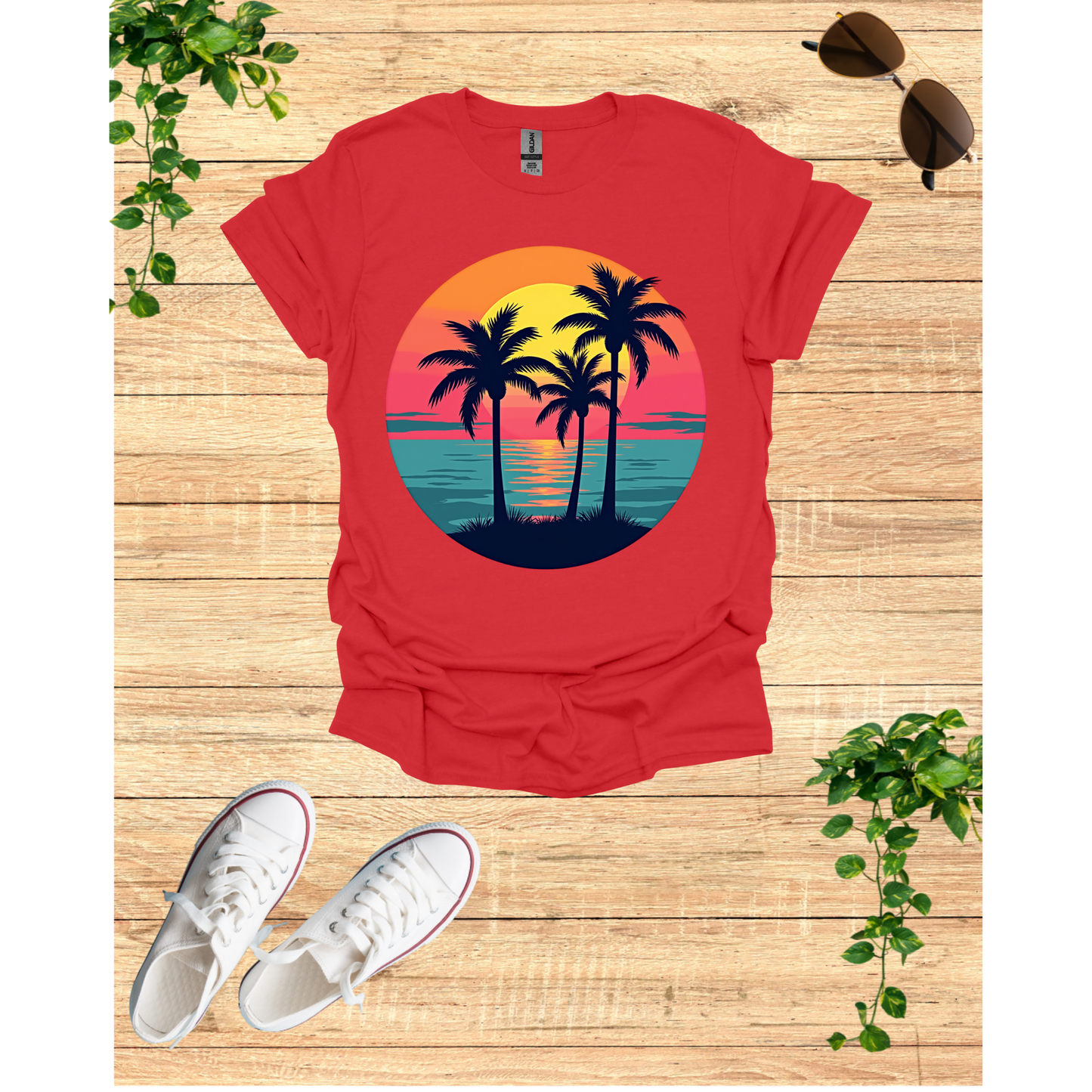 Sunset Retro -Shirt