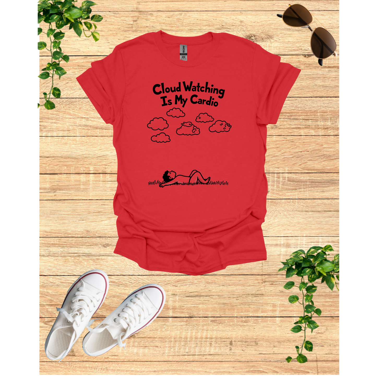 Cloud Watching Is My Cardio Unisex Softstyle T-Shirt