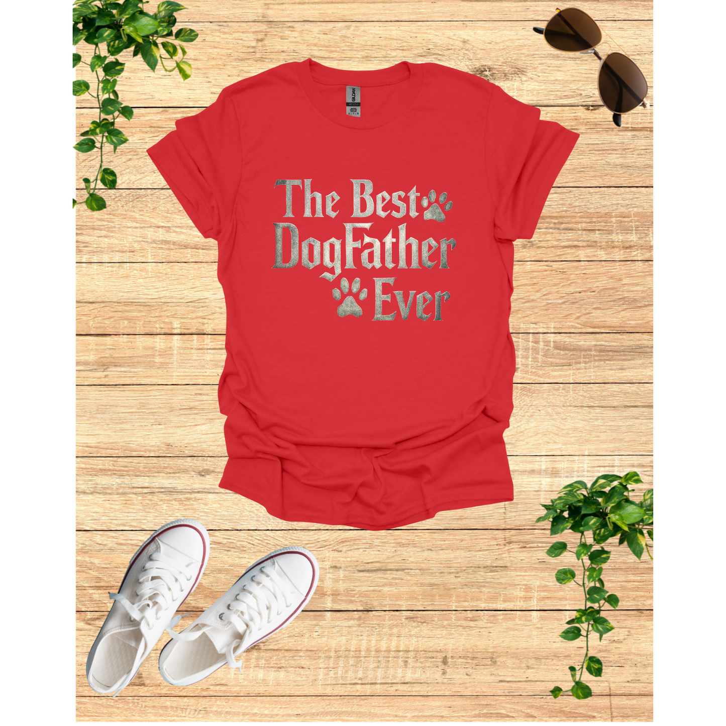 Dogfather T-Shirt, Perfect Gift for Dog Lovers, Dogfather Appreciation, Casual Wear, Pet Owners Gift