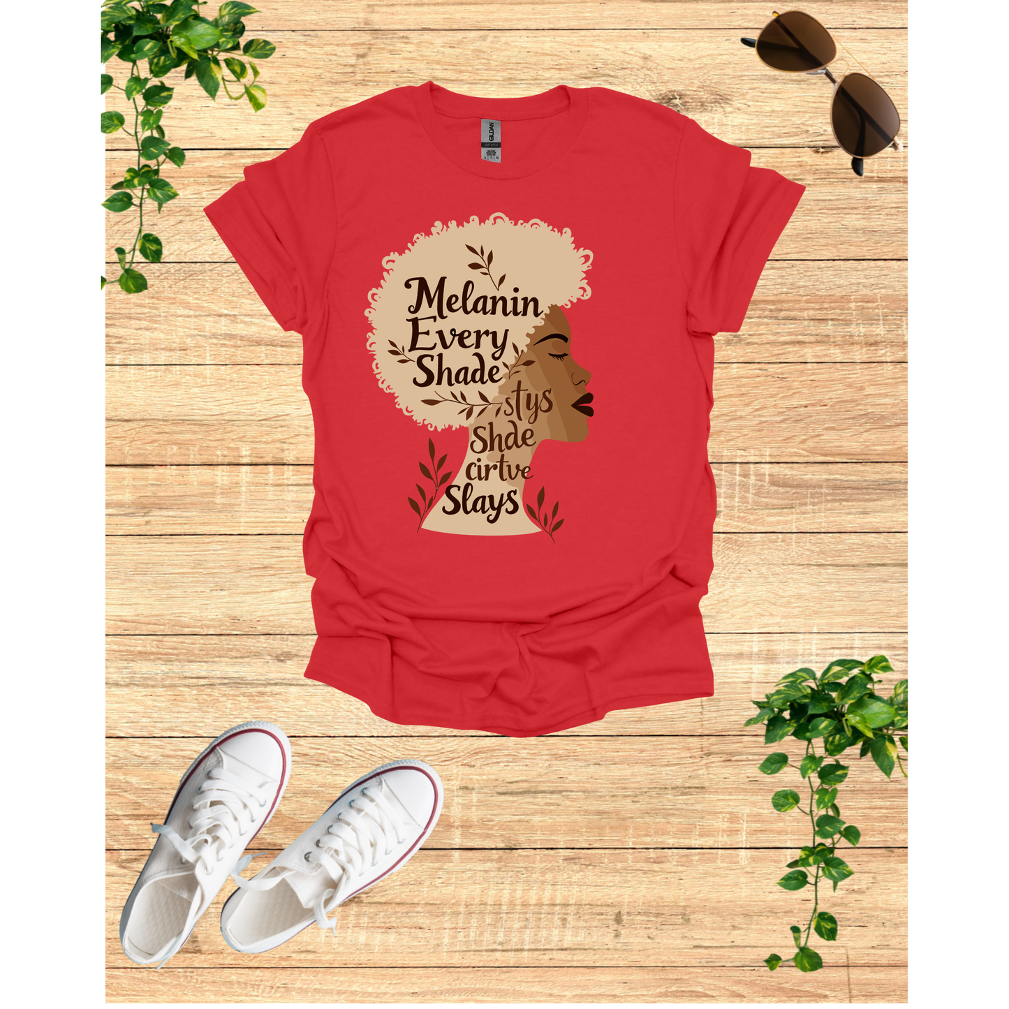 Melanin Every Shade Slays T-Shirt
