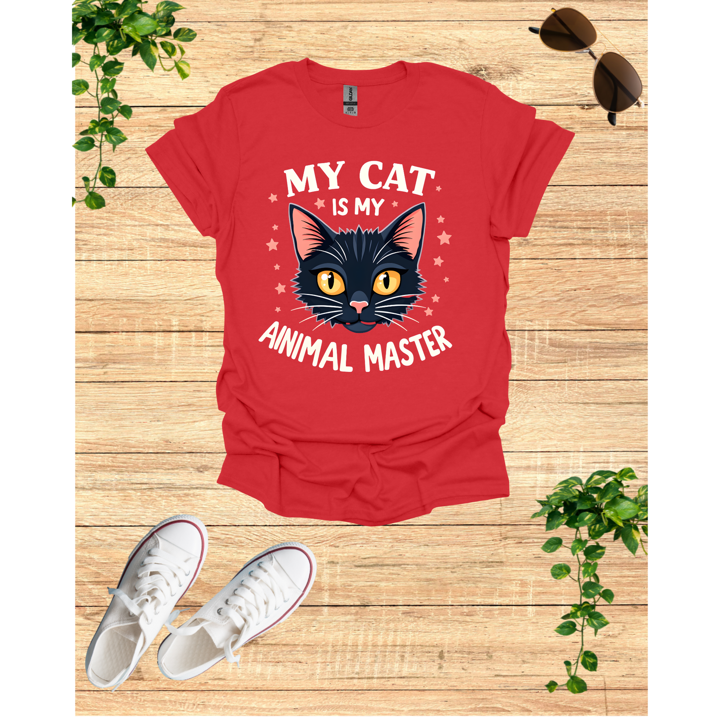My Cat , My Animal Master Unisex Softstyle T-Shirt