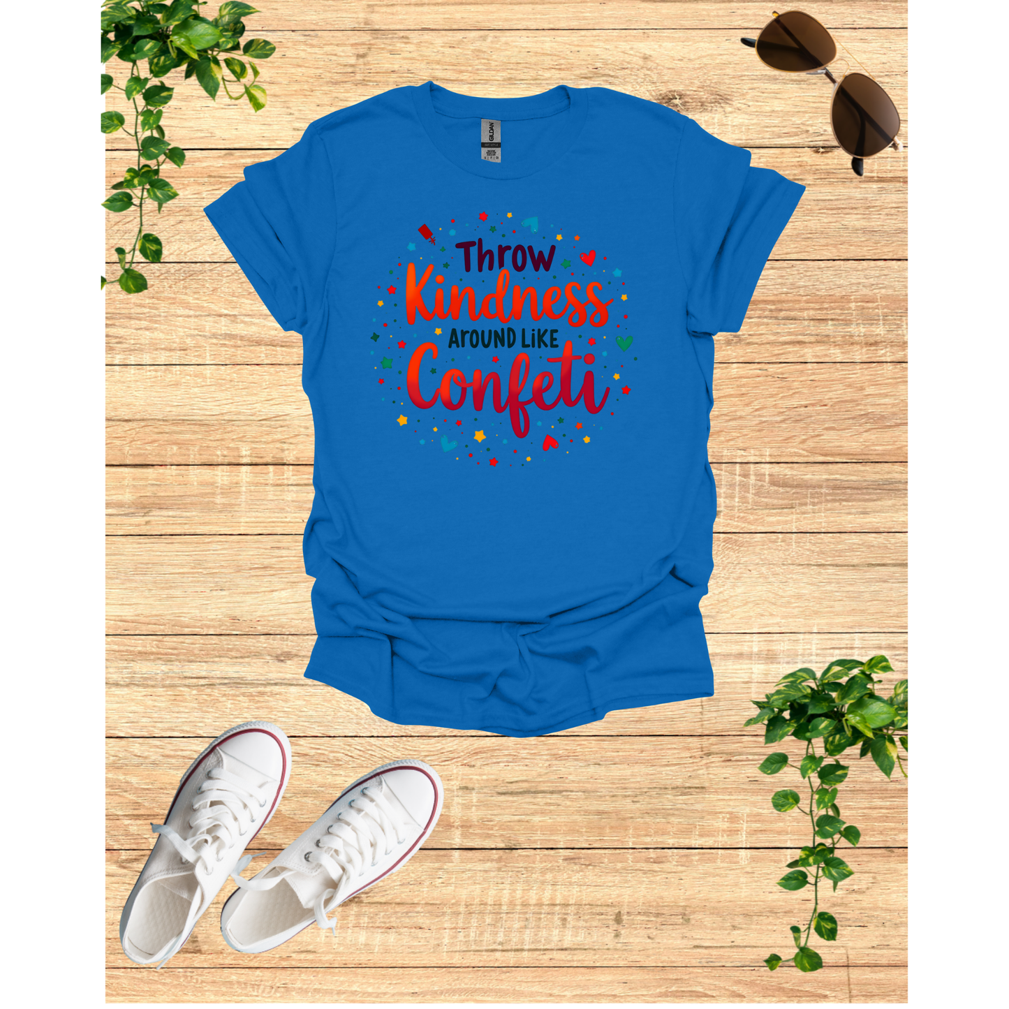 Confetti Kindness Unisex T-Shirt - Celebrate Positivity