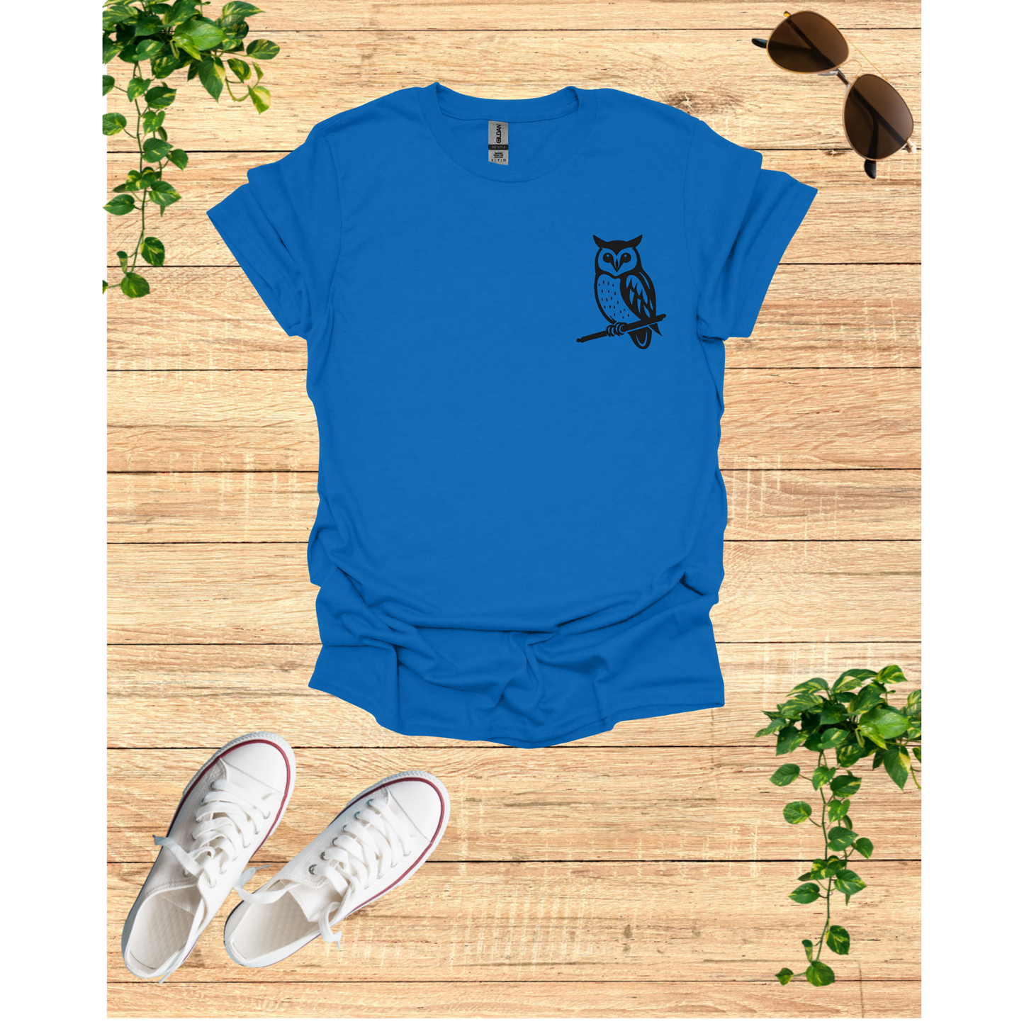 Charming Owl Unisex Softstyle T-Shirt - Cozy & Stylish for Nature Lovers