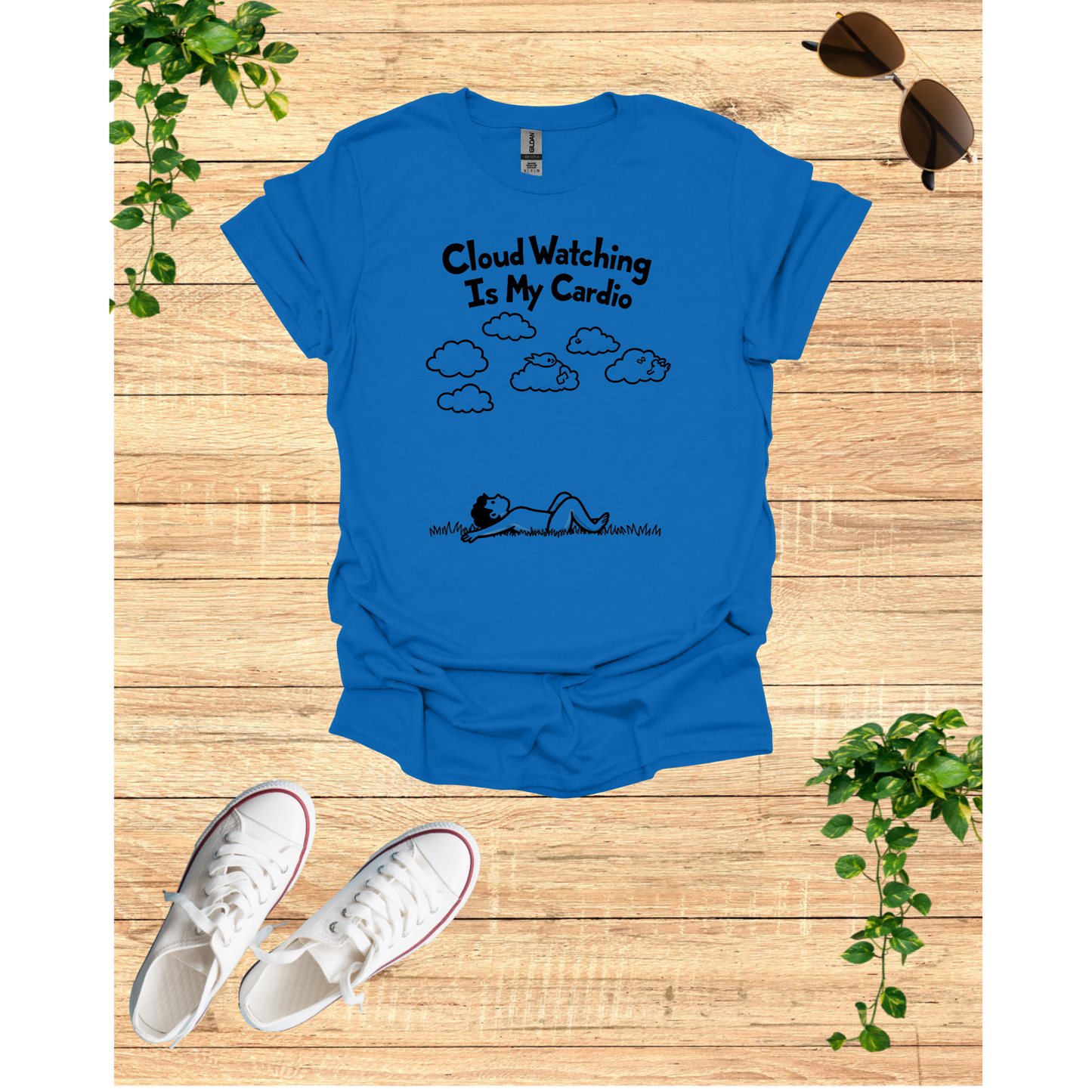 Cloud Watching Is My Cardio Unisex Softstyle T-Shirt