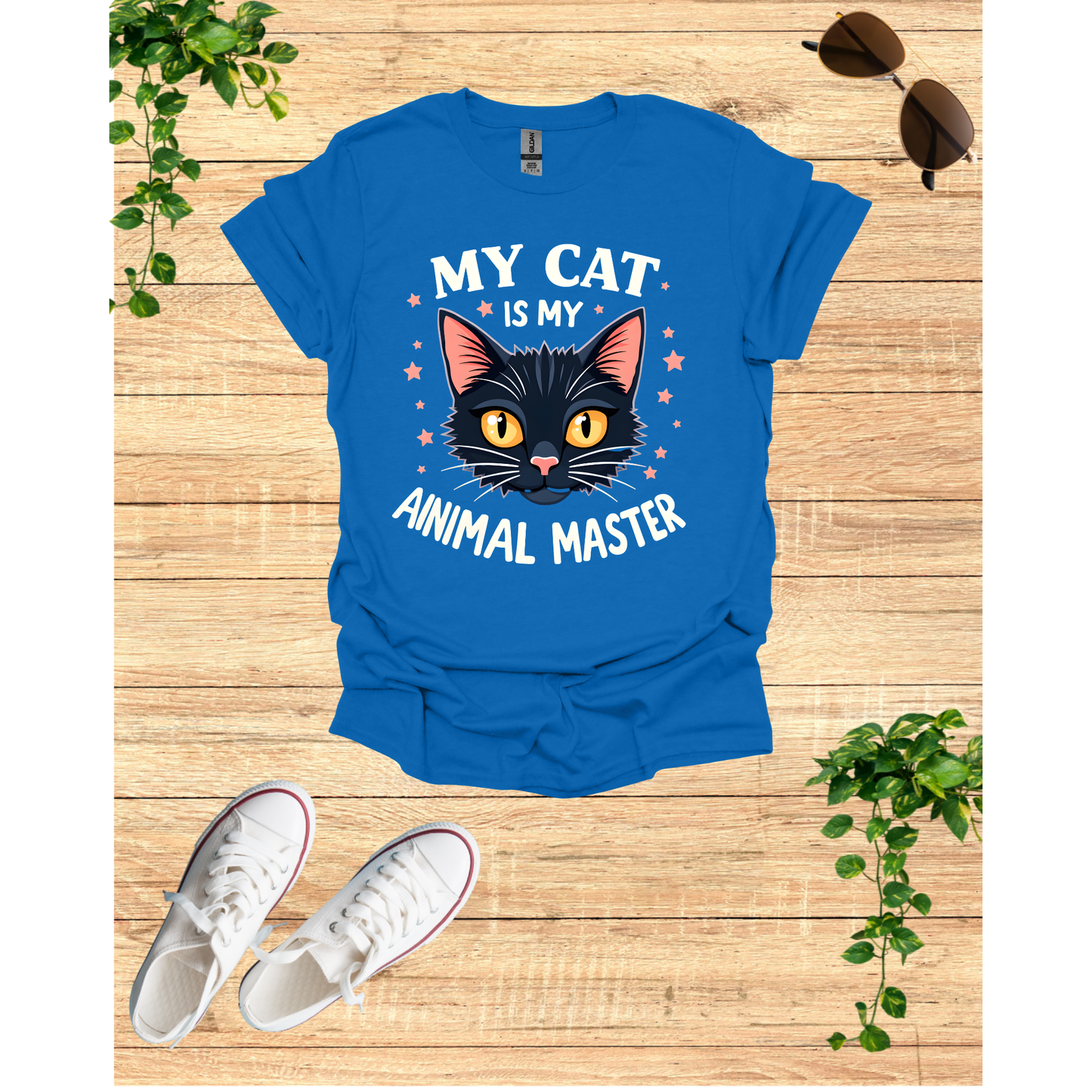 My Cat , My Animal Master Unisex Softstyle T-Shirt