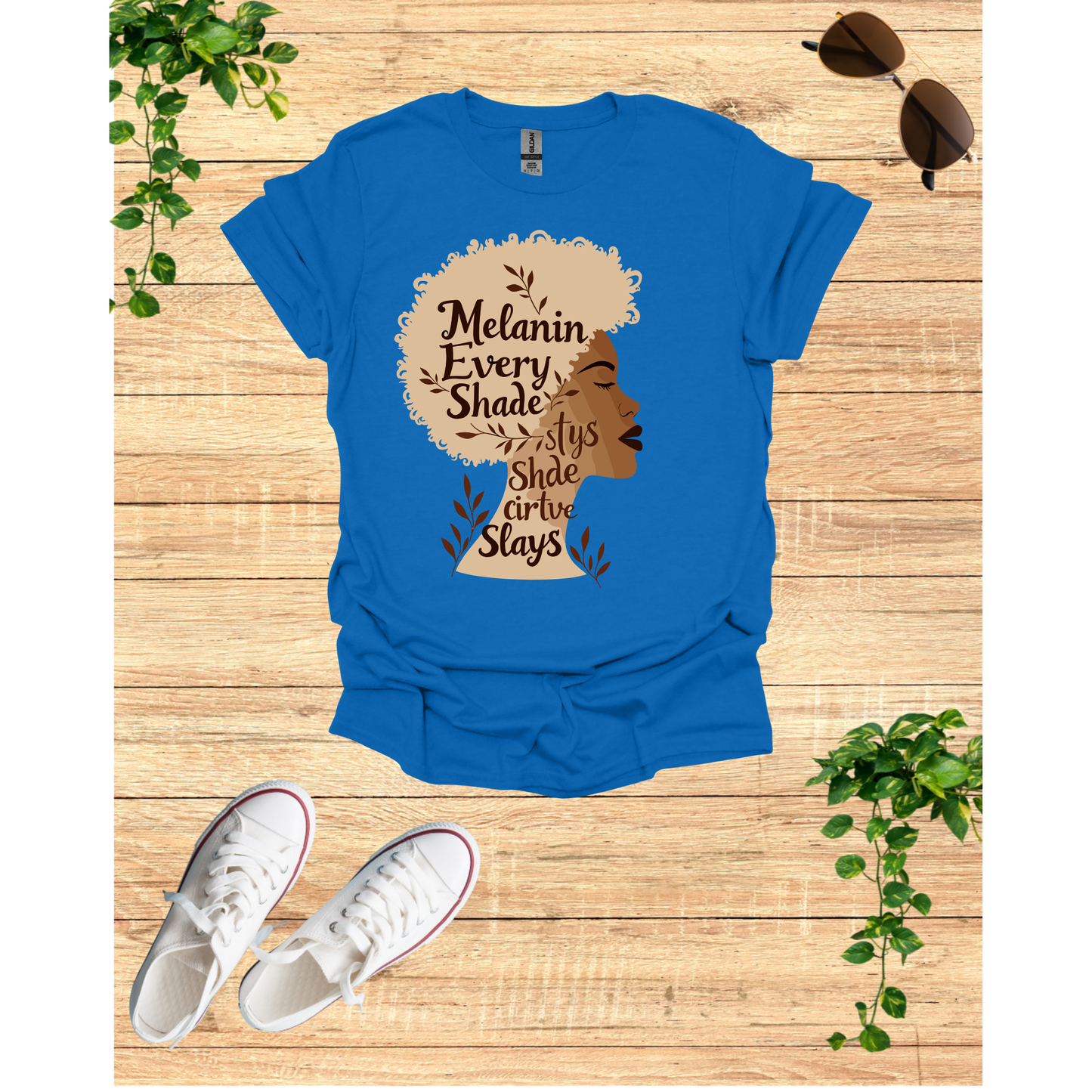 Melanin Every Shade Slays T-Shirt