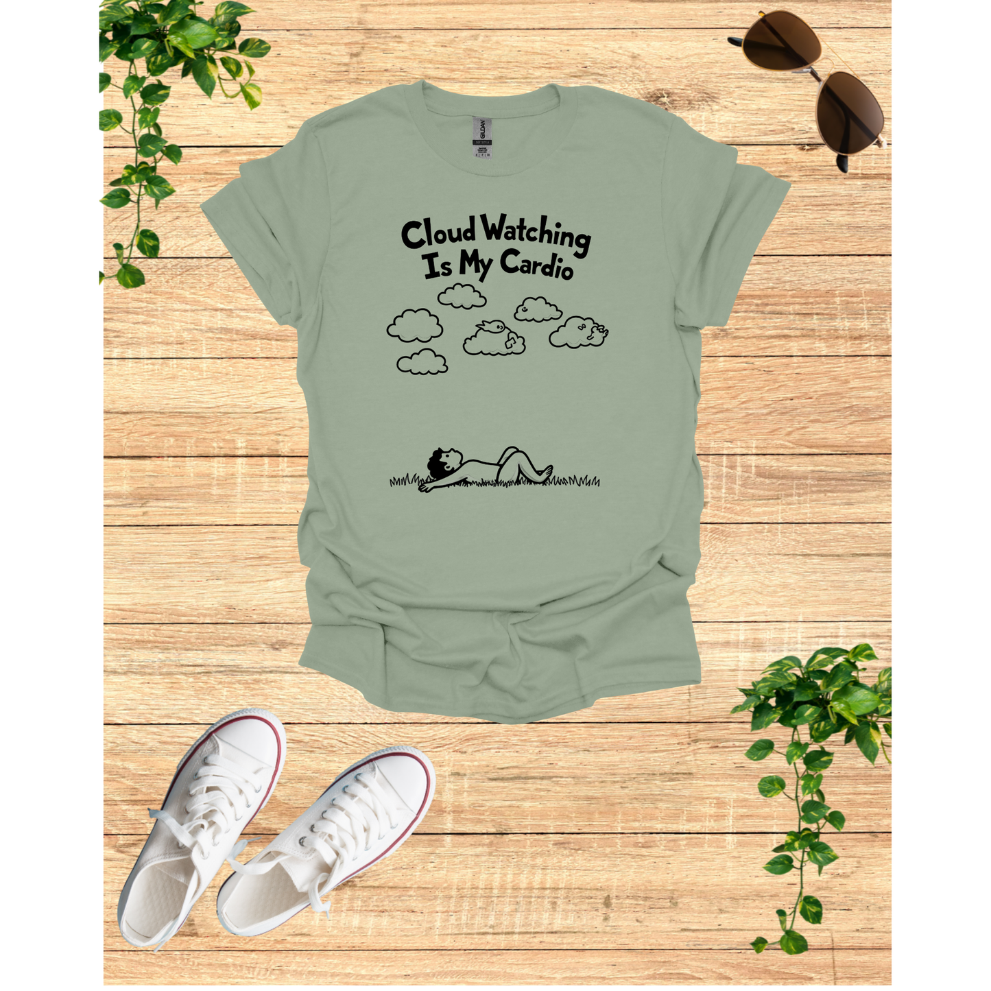 Cloud Watching Is My Cardio Unisex Softstyle T-Shirt