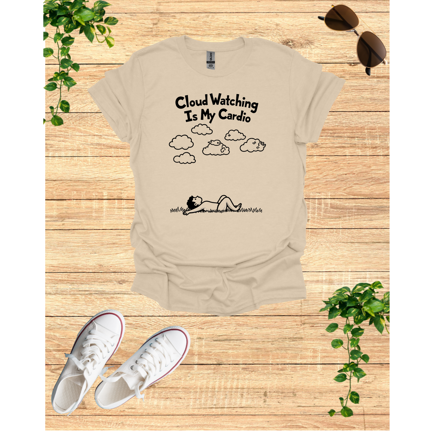Cloud Watching Is My Cardio Unisex Softstyle T-Shirt