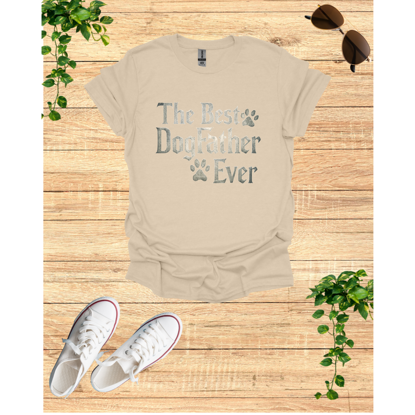 Dogfather T-Shirt, Perfect Gift for Dog Lovers, Dogfather Appreciation, Casual Wear, Pet Owners Gift