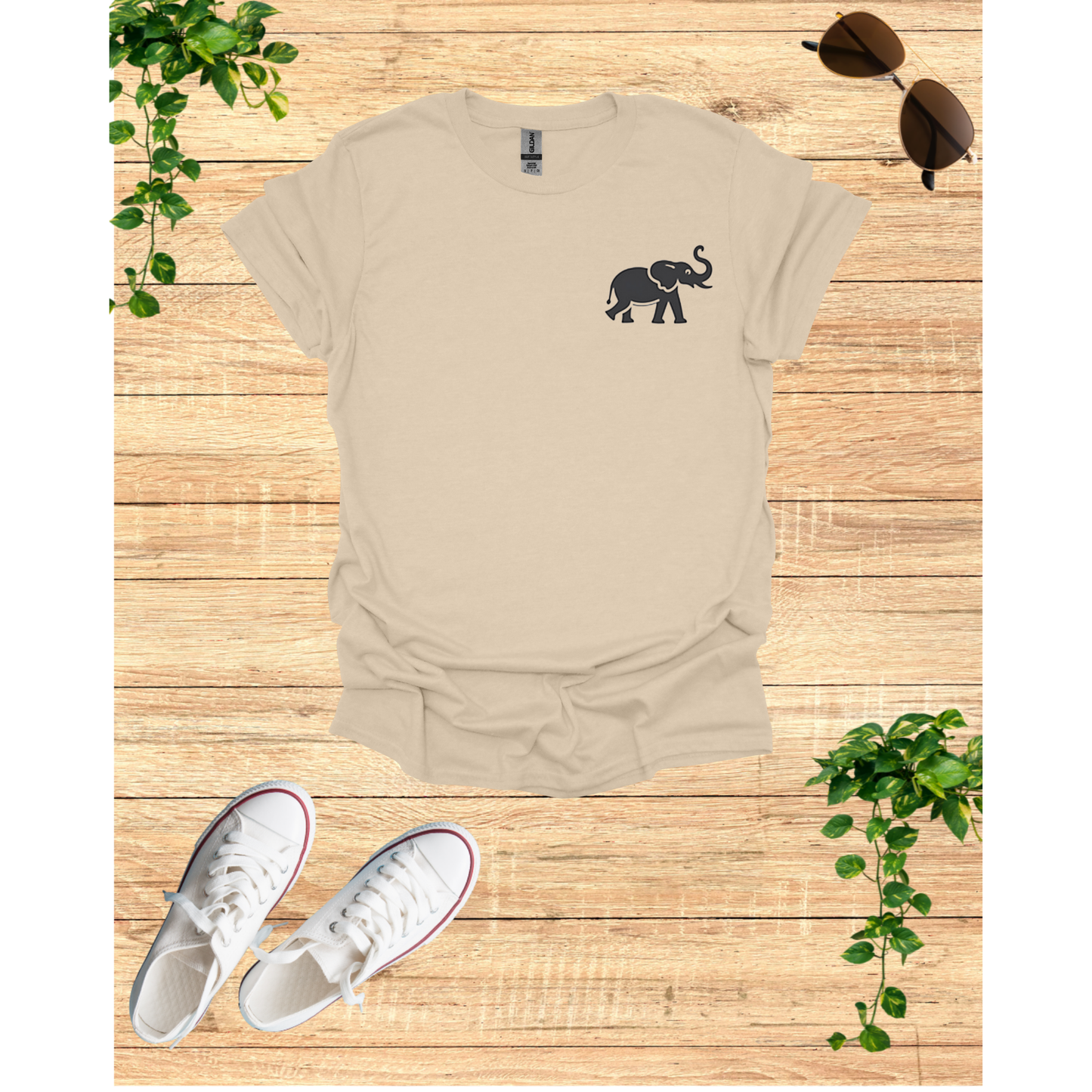 Elephant Graphic Unisex Softstyle T-Shirt - Perfect for Animal Lovers