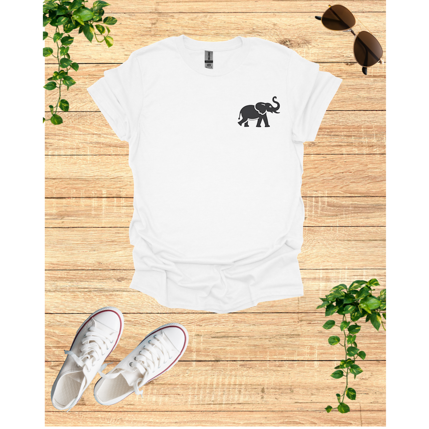 Elephant Graphic Unisex Softstyle T-Shirt - Perfect for Animal Lovers