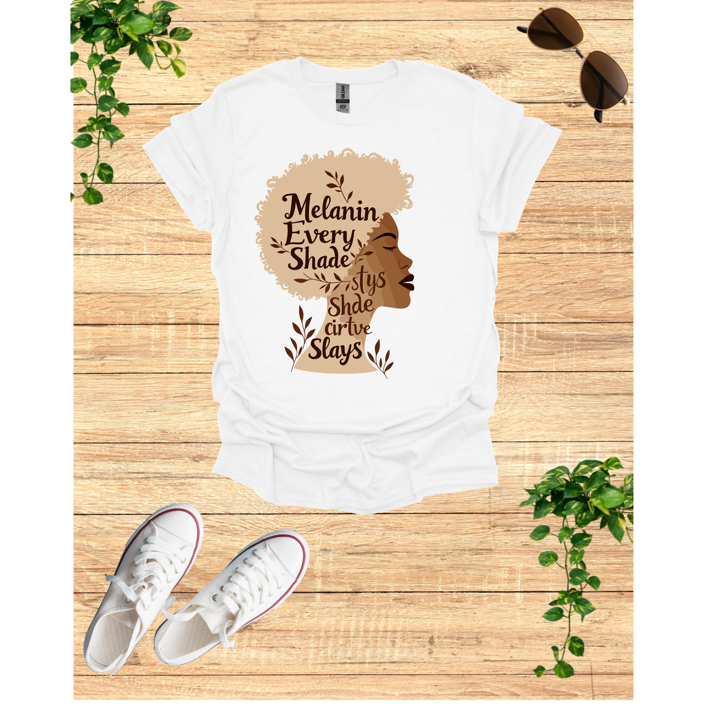 Melanin Every Shade Slays T-Shirt