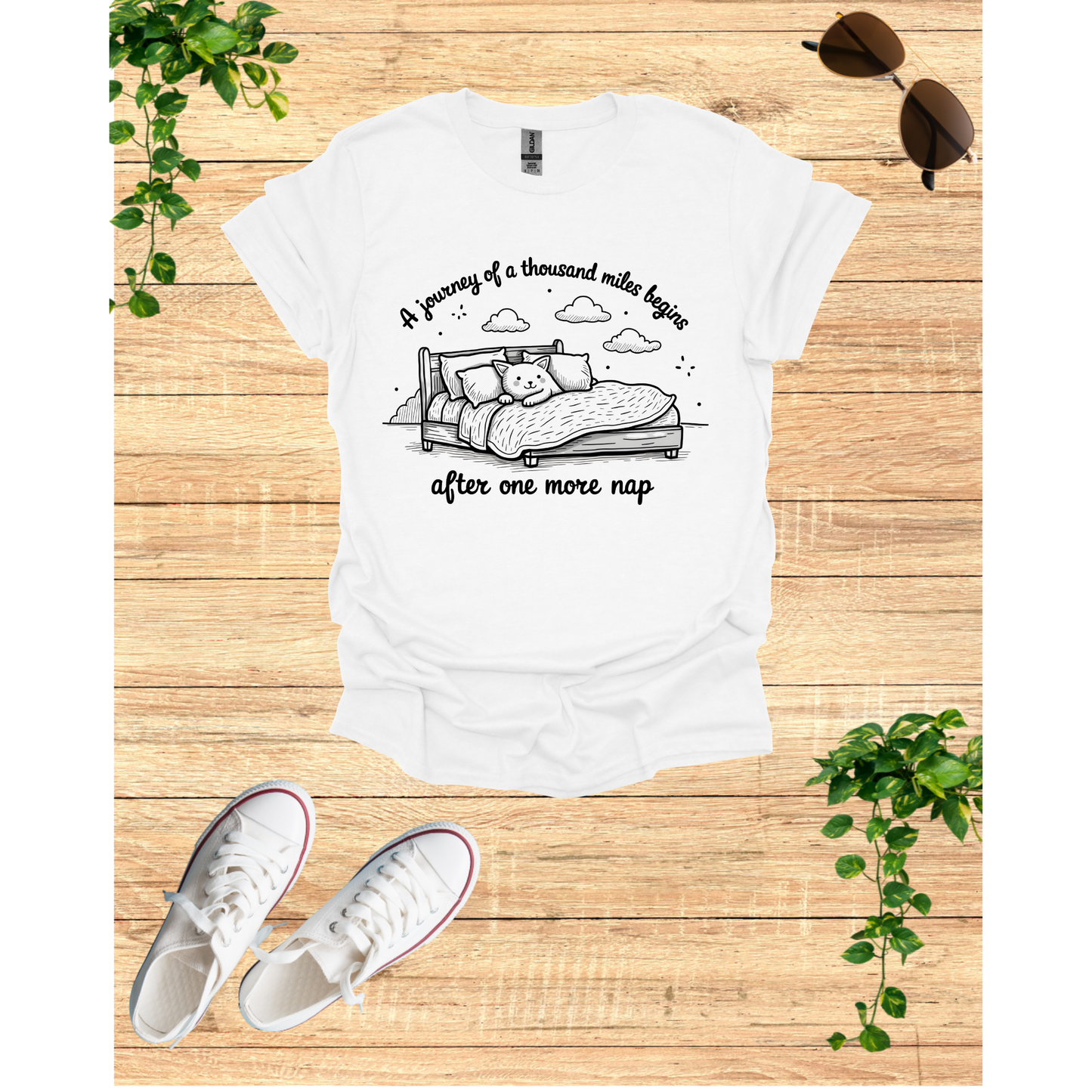 Cozy cat t-shirt