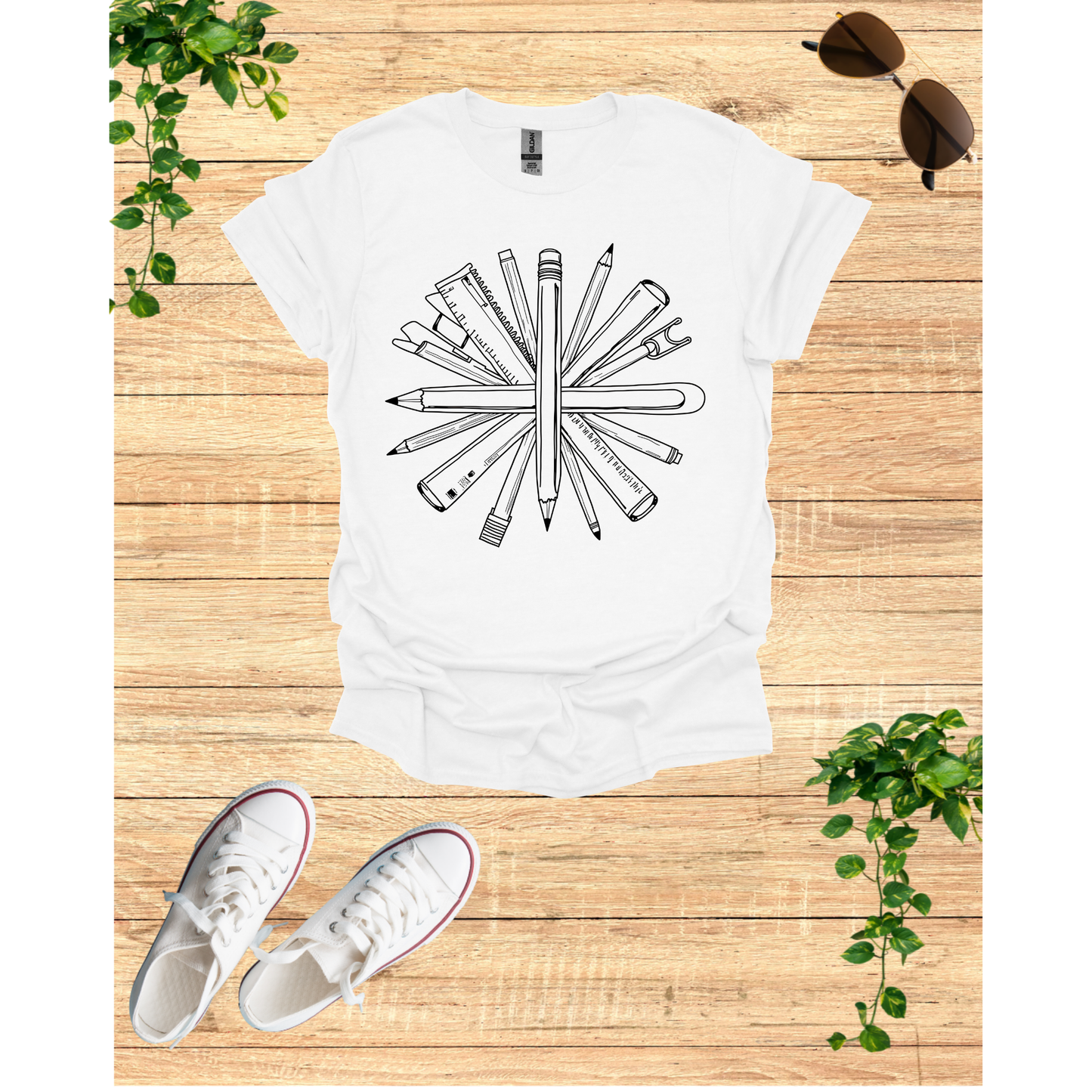Creative Design Unisex Jersey Short Sleeve T-Shirt - Perfect for Artists and Students