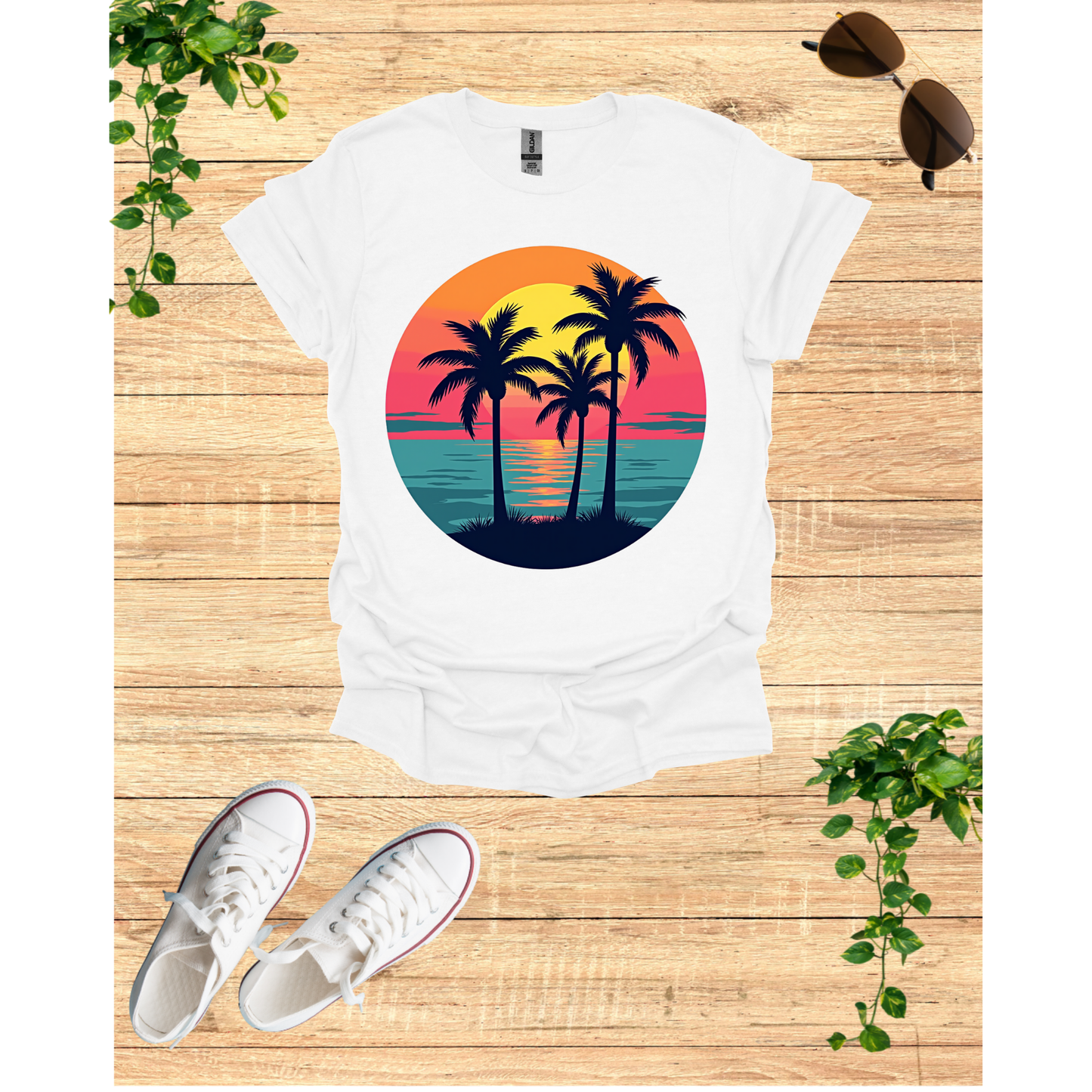 Sunset Retro -Shirt