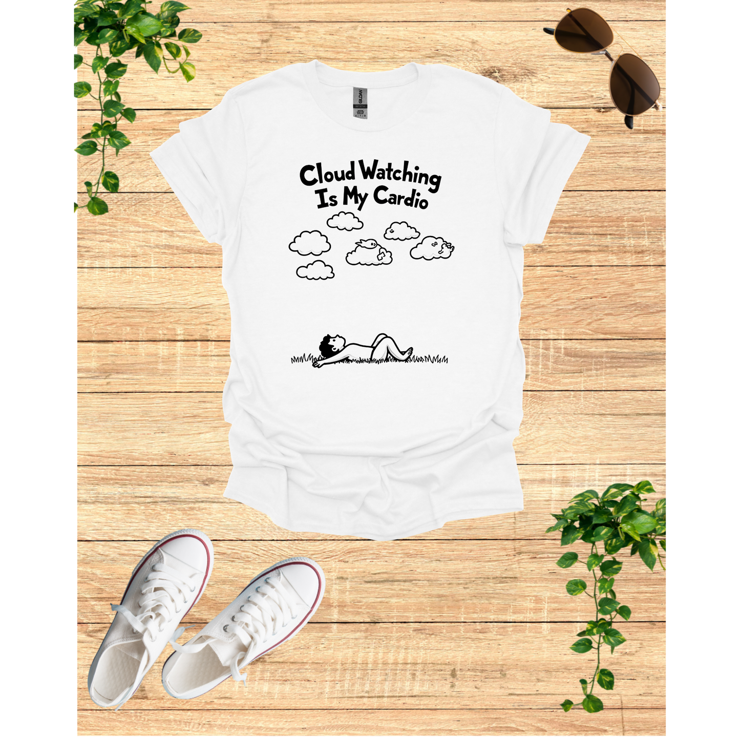 Cloud Watching Is My Cardio Unisex Softstyle T-Shirt