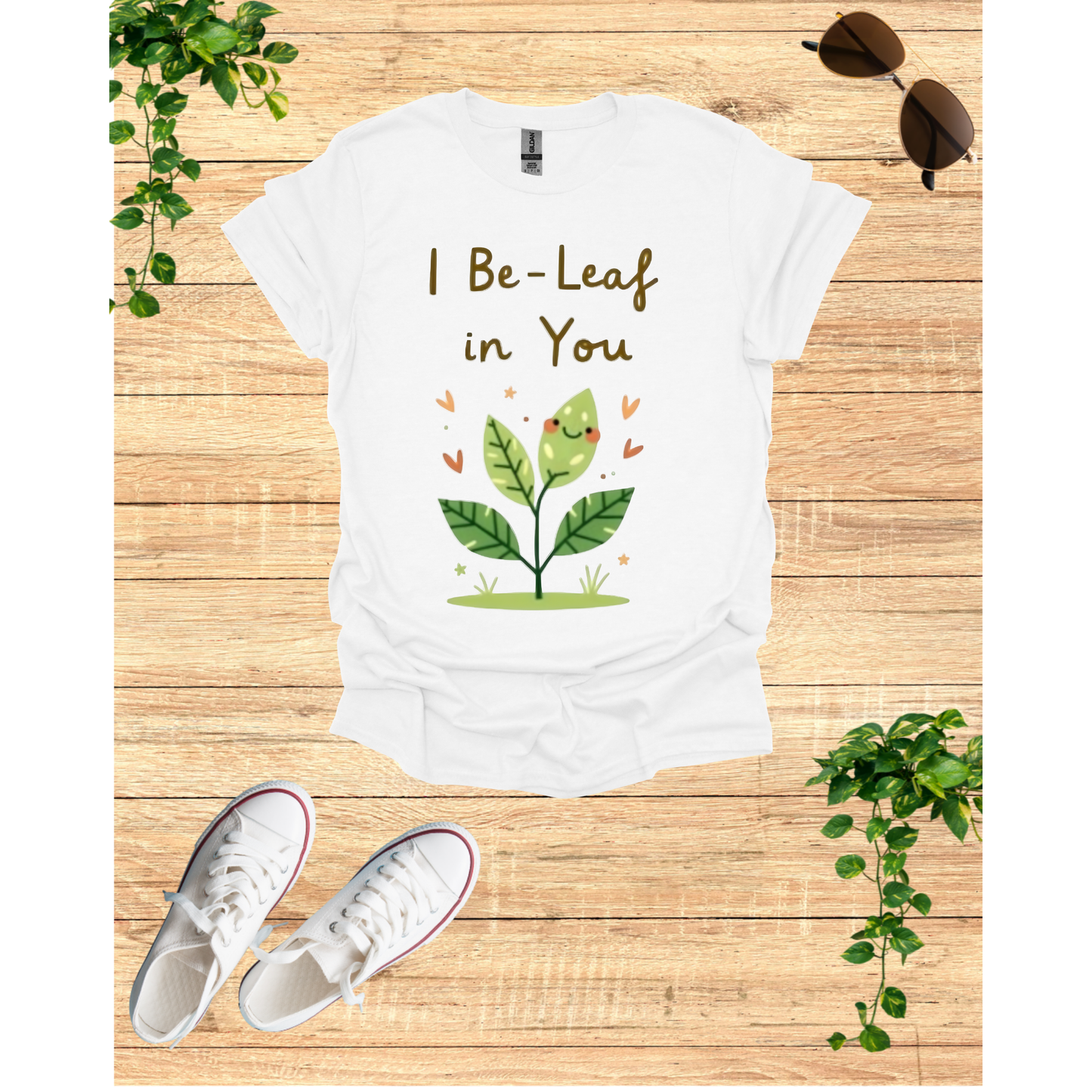 be leaf motivation T-shirt