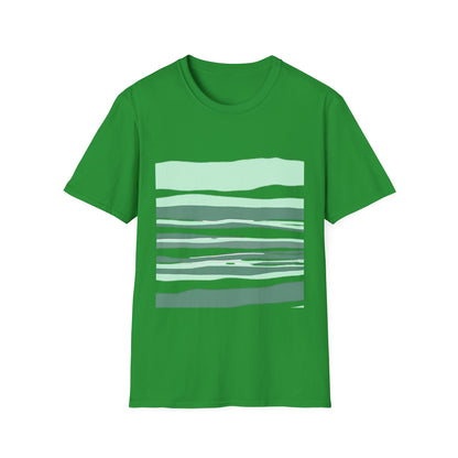 Minimalist Striped Unisex Softstyle T-Shirt – Casual Comfort for Everyday Wear
