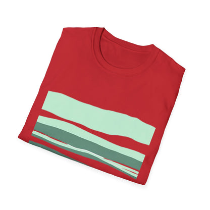 Minimalist Striped Unisex Softstyle T-Shirt – Casual Comfort for Everyday Wear