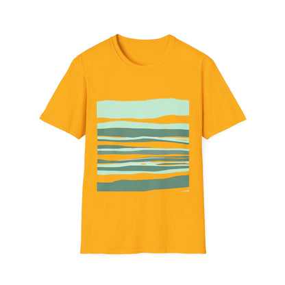 Minimalist Striped Unisex Softstyle T-Shirt – Casual Comfort for Everyday Wear