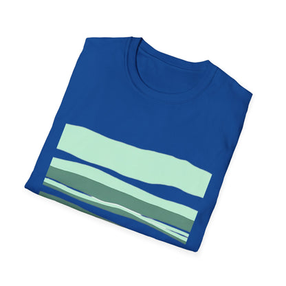 Minimalist Striped Unisex Softstyle T-Shirt – Casual Comfort for Everyday Wear