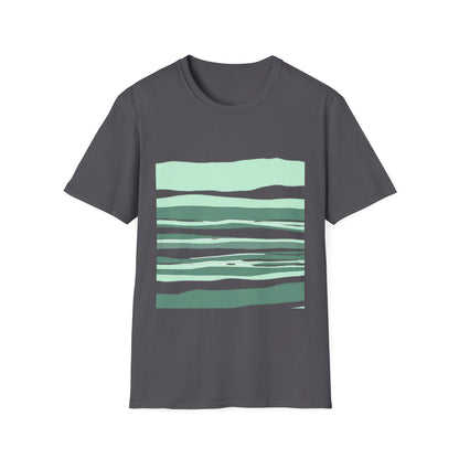 Minimalist Striped Unisex Softstyle T-Shirt – Casual Comfort for Everyday Wear
