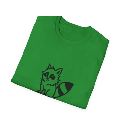 Cute Raccoon Quote T-Shirt - "I'm an Absolute Delight" Unisex Softstyle Tee