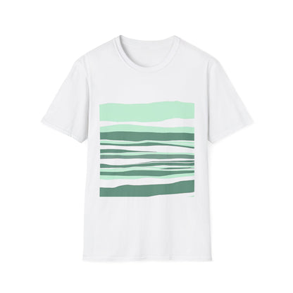 Minimalist Striped Unisex Softstyle T-Shirt – Casual Comfort for Everyday Wear
