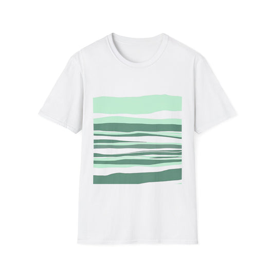Minimalist Striped Unisex Softstyle T-Shirt – Casual Comfort for Everyday Wear
