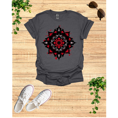 Mandala Art Unisex Softstyle T-Shirt – Trendy Casual Wear for Meditation & Yoga Enthusiasts