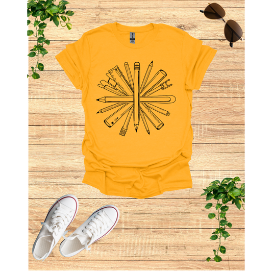 Creative Design Unisex Jersey Short Sleeve T-Shirt - Perfect for Artists and Students