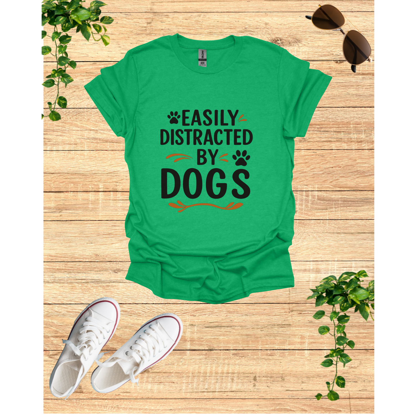 Easily Distracted by Dogs Unisex Softstyle T-Shirt | Fun Dog Lover Tee, Perfect for Pet Owners, Birthday Gift, Casual Wear, Dog [...]